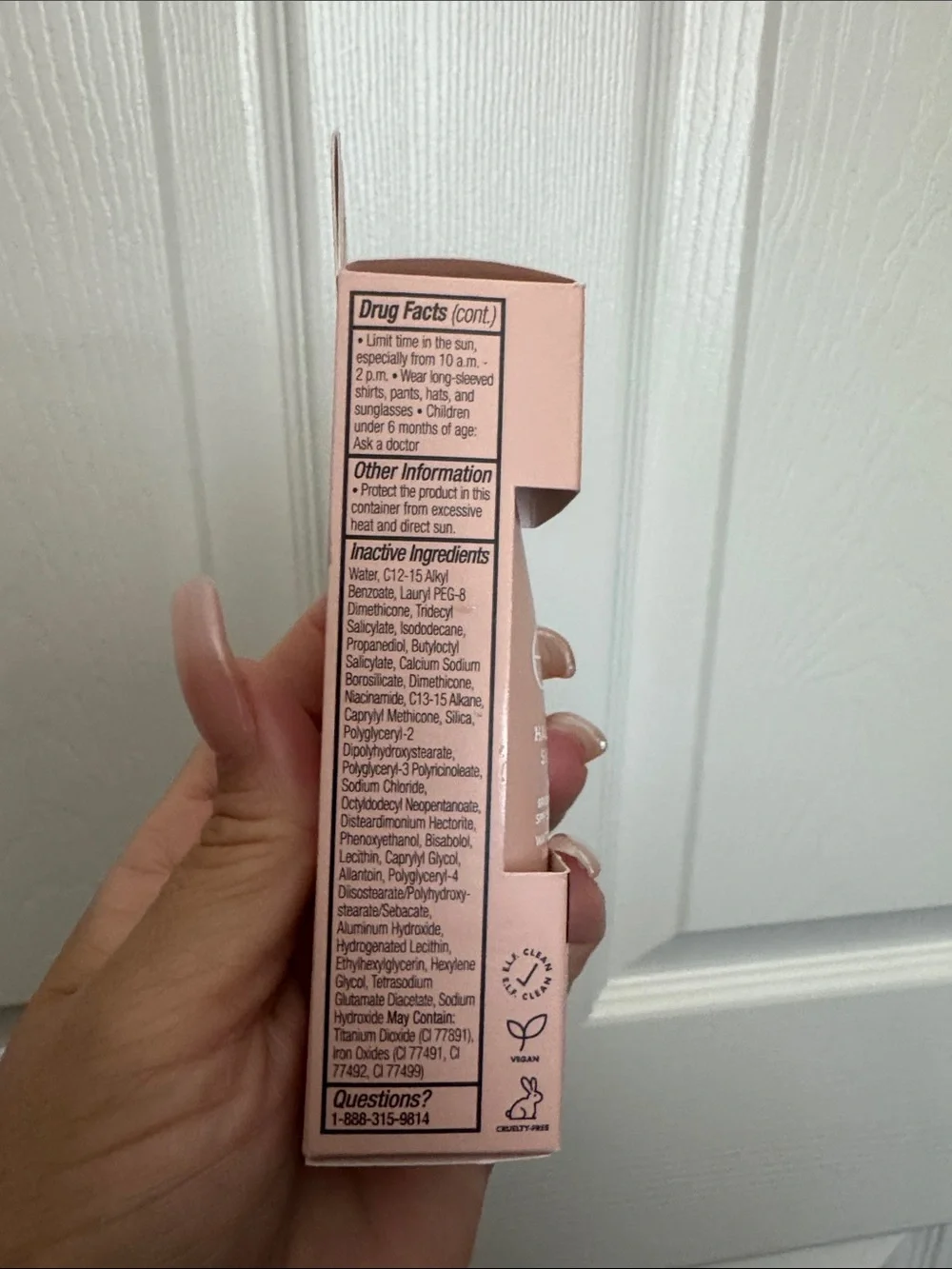 e.l.f. Halo Glow Skin Tint - 7 Medium Warm (Peachy Pink Packaging)